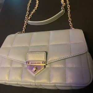 Periwinkle blue shoulder bag